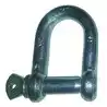 Manille droite galvanisée diamètre 14mm hauteur 56mm charge 1250Kg marquée CE