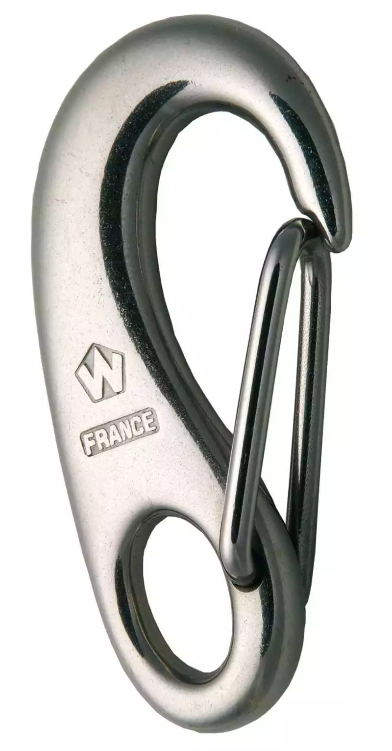 Mousqueton de sécurité Wichard diamètre 16mm Oeil 13mm Longueur 100mm