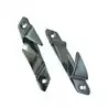 Chaumards inox Longeur 140mm droite et gauche cordage 20mm