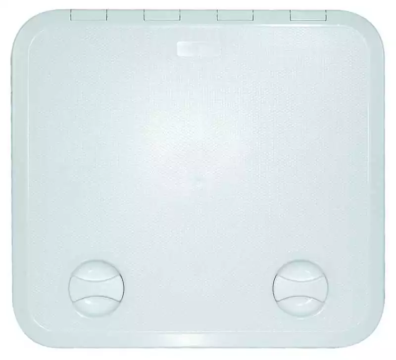 Porte d'équipet blanche 360 x 600 mm ouverture à 180 degrés