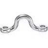 Etrier Pontet forgé inox Largeur passage 16mm Hauteur passage 21mm 