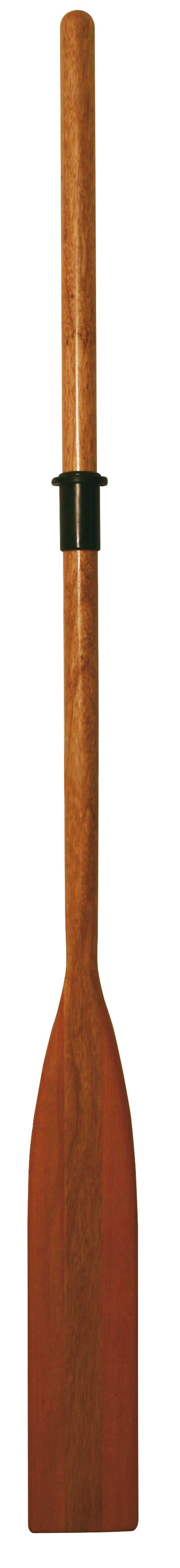 Aviron en bois verni avec manchon Longueur 200 cm Diamètre 36 mm