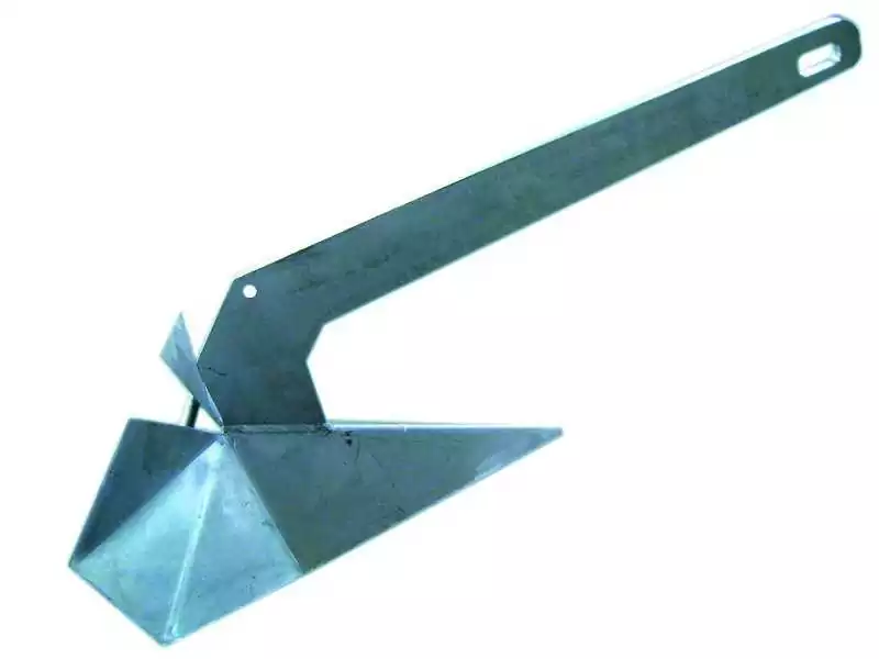 Ancre DELTA galvanisée 30 kg Longueur 1000 mm auto-redressable