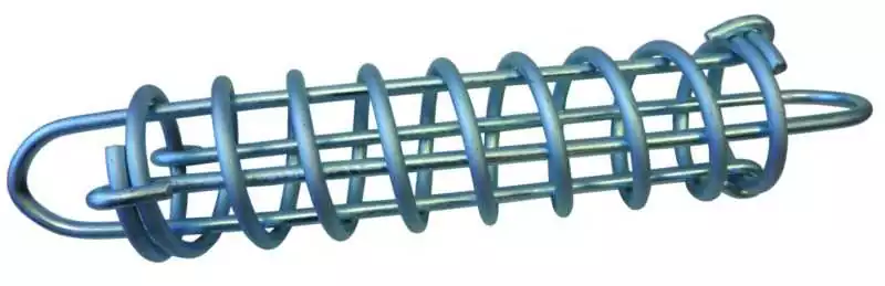 Ressort de mouillage acier galva diamètre 8mm Longueur 330 mm charge 250 kg