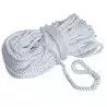 Bosse de mouillage 3 torons blanc cosse nylon D12X40M