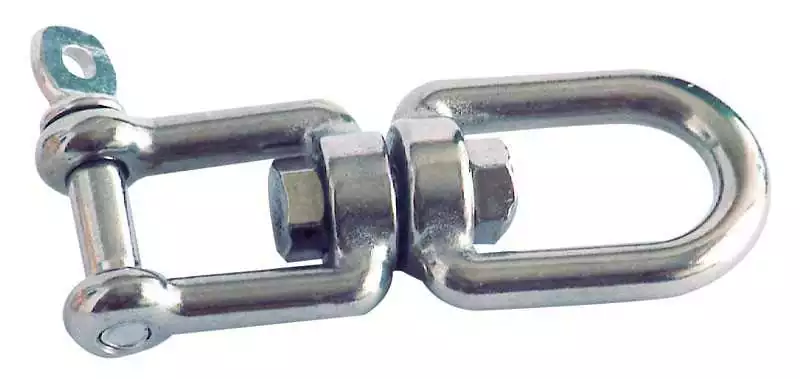 Émerillon Inox a oeil et manille Fil diamètre 16 mm