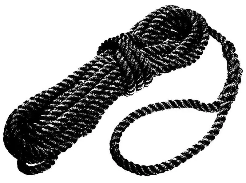 Kit d'amarrage 3 torons cosse inox diamètre 14mm Longueur 8m noir