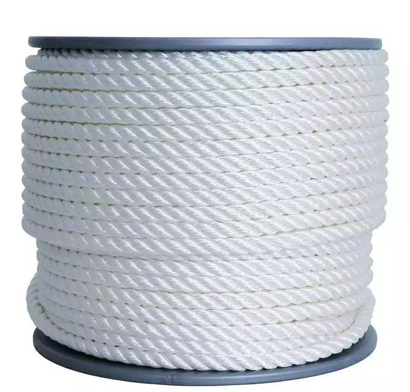 Cordage 3 torons Bobine 100M BLANC Diamètre 14mm