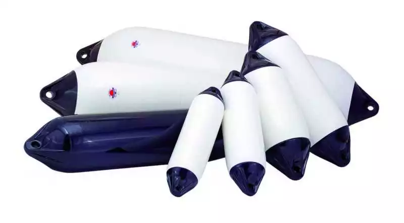 Pare-battage cylindrique BLANC Longueur 144cm Diamètre 37cm