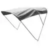 Bimini inox Blanc Largeur 2,05-2,25m Hauteur 1,40m Longueur 2,00m