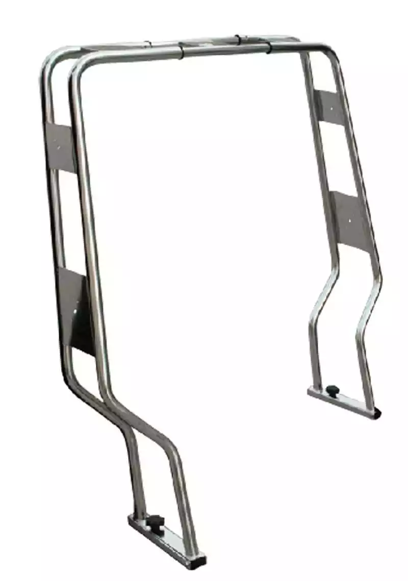 Roll bar pour bateaux réglable de 160 à 205 cm de large hauteur 120 cm