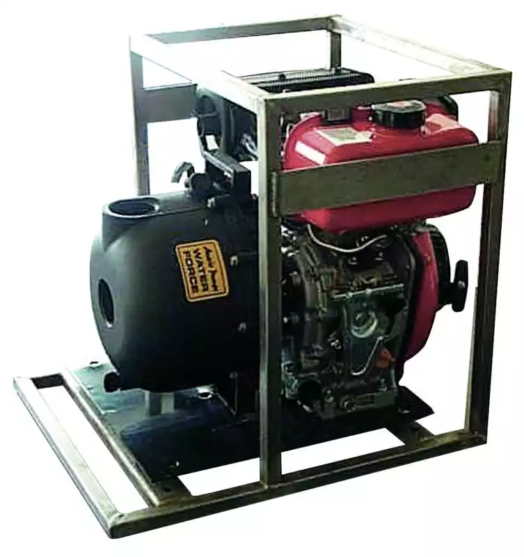 Motopompe diesel YANMAR Débit 600 L/mn diamètre sortie 75 mm