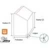 Housse pour console 140x100x90x70cm