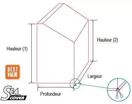 Housse pour console 90x65x75x85cm