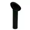 Porte canne encastrable en plastique noir
