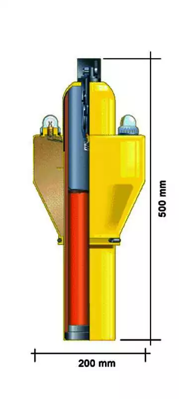 Man Over Board IKAROS MK IV – Signal homme à la mer fumigène & lumineux – Certifié SOLAS 74/96