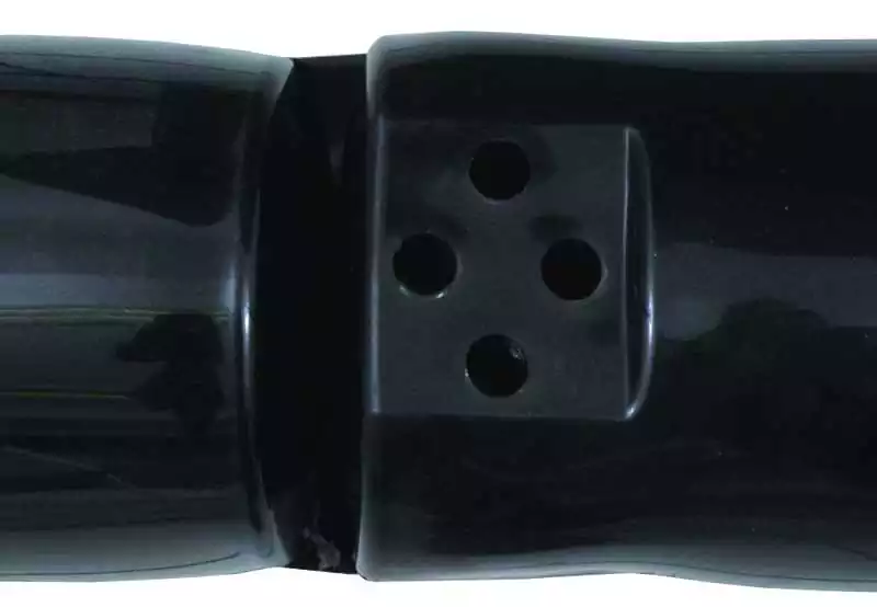 Pare-battage connectable 100cm Noir Diamètre 15cm
