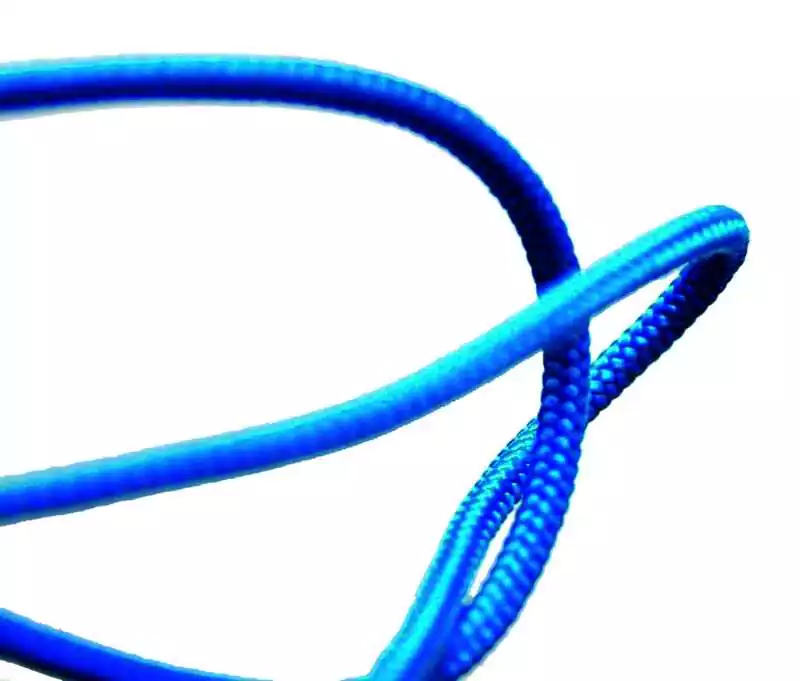 Cordage tressé rond Bobine 100M BLEU Diamètre 6mm 16 fuseaux