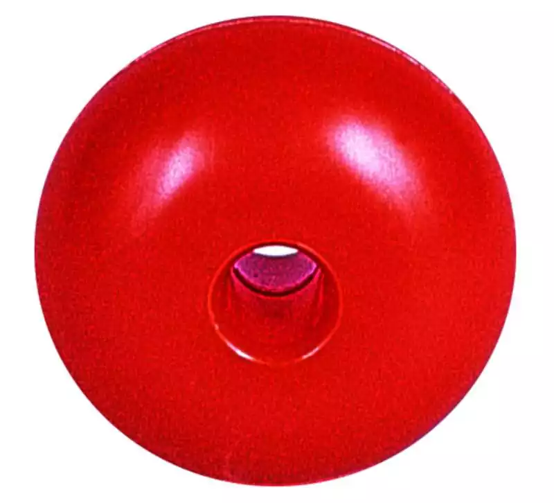 Flotteur Orange diamètre 75mm Trou 13 mm
