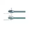 Amortisseur caoutchouc Longueur 332 mm cordage 10-12mm Charge 2000 kg