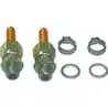 Jeu de raccords droits pour tuyau souple diamètre 6mm