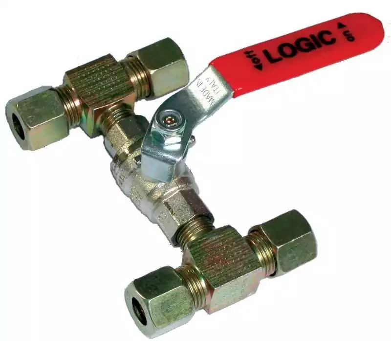 Jeu de raccords droits 1/4" pouces pour tuyau souple diamètre 8 mm