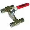 Jeu de raccords droits 1/4" pouces pour tuyau souple diamètre 8mm