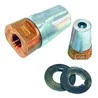 Ecrous anodiques complet arbre 22/25mm Filetage 16 x 150mm