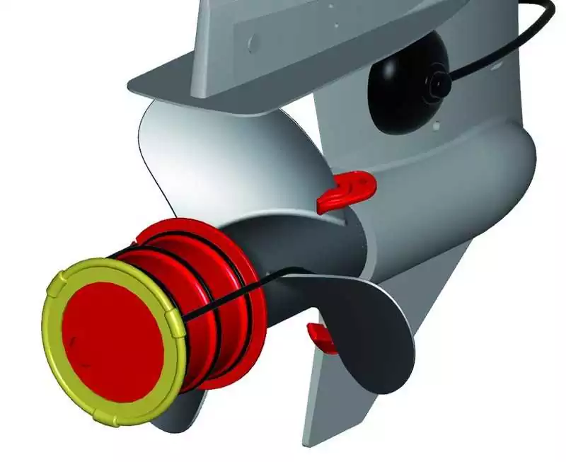 Silent washer rouge Silencieux de rinçage moteur toutes marques 2 et 4 temps
