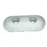 Anode spéciale bateau aluminium Dimensions 200 x 80 mm entraxe 80 mm
