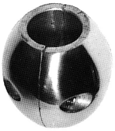 Anode zinc noix d'arbre gros modèle diamètre 25mm