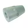 Anode d'arbre profilée conique diamètre intérieur 22mm