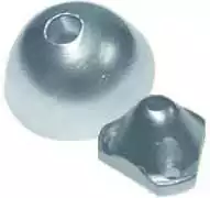 Anode zinc pour hélice Flex-O-Fold – Ø extérieur 70 mm – entraxe 50 mm