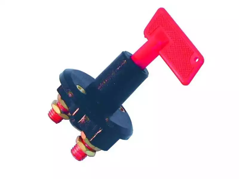 Coupe batterie Unipolaire à clé 100A - 300A pendant 5'