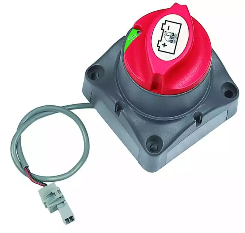 Coupe-batterie motorisé 12/24V – 275A – Commande à distance – Modèle 701-MD