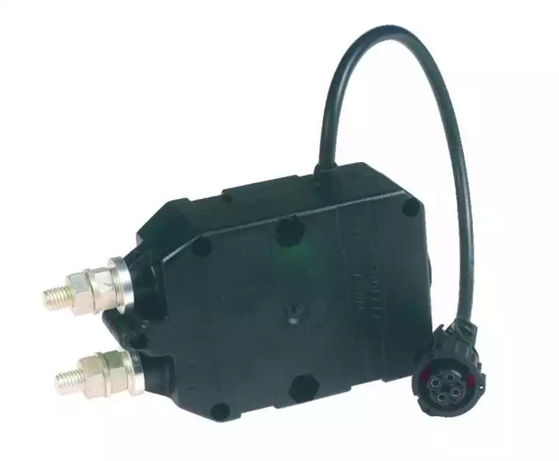 Relais bistable seul 12V avec commande manuelle de sécurité