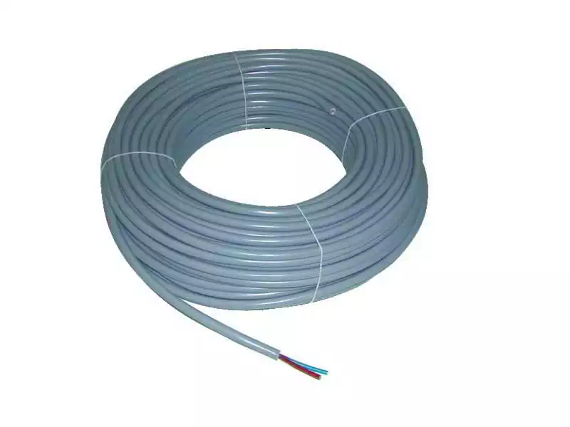 5m Câbles multi-conducteurs souples Gris Section 2 x 1,0mm2 Isolant PVC H05 VV-F