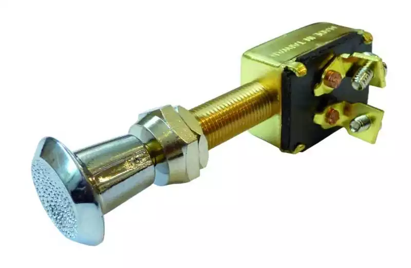 Tirette à 2 plots Interrupteur 20A 12V à 2 bornes diamètre 9.5 x 30mm