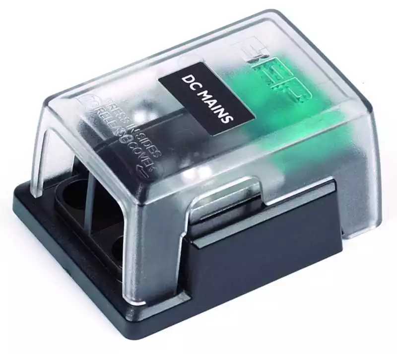 Porte-fusible à languettes avec couvercle de protection HD 30-80 Ampères