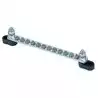 Barrette de raccordement 100A en laiton étamé 2 entrées 6mm et 12 sorties 4mm