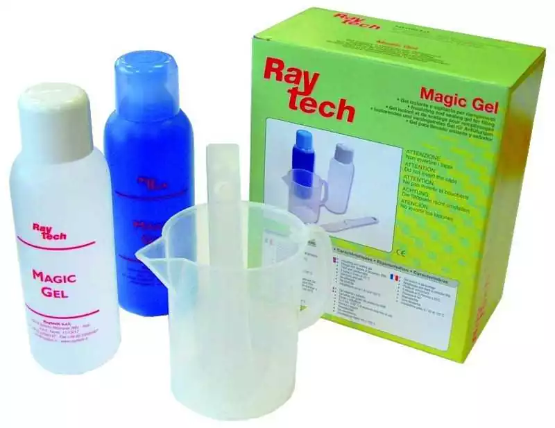 Gel silicone isolant bi-composant pour l'étanchéité des connexions 2X500ml