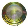 Plafonnier laiton 12V 20W diamètre extérieur 140mm diamètre verre 102mm