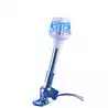 Feu blanc 360 degrés articulé Hampe en inox 12V 10W