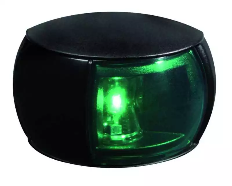 Feux Compact LED noir 2NM tribord 112.5 degrés vert
