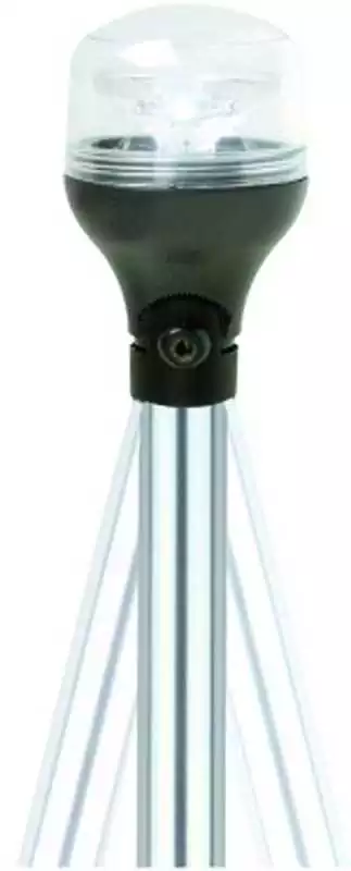 Feu blanc LED 360 degrés sur hampe 600MM 3 watt 12v
