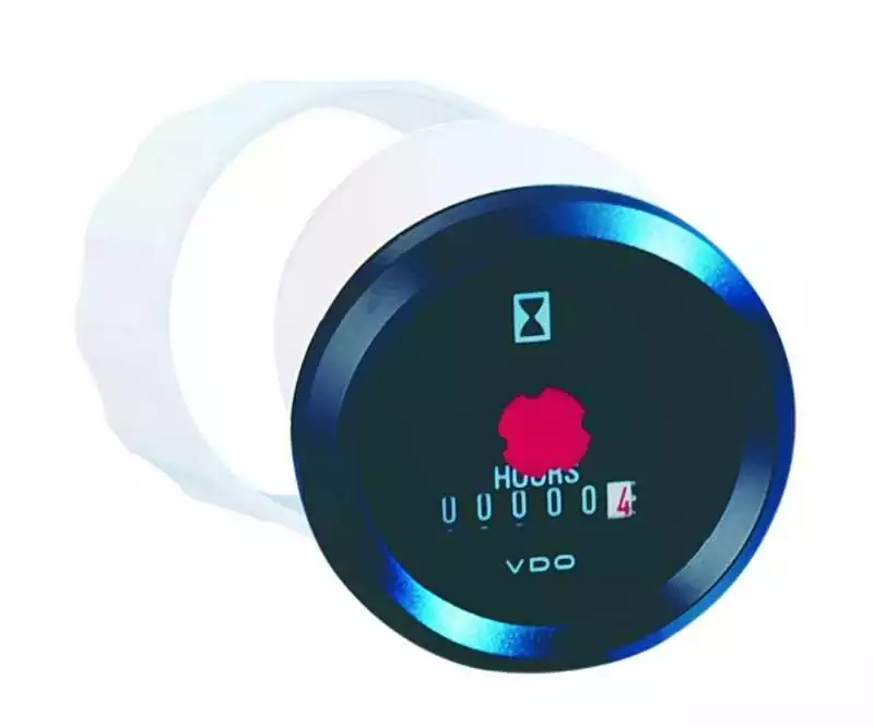 Horamètre 12V diamètre 52 mm Compte-heures sans aiguille