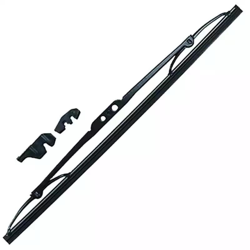 Balai essuie glace 280mm finition noire connexion droit ou crochet Balai essuie glace 280mm finition noire connexion droit ou crochet