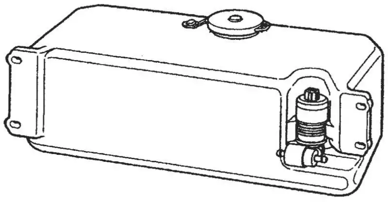 Kits complet lave glace avec réservoir 4 litres 12V 120 x 442 x 113mm