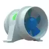 Ventilateur extracteur en ligne 3,8 m3/mn 12V diamètre 75mm