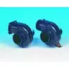 Ventilateur fixe sur cloison heavy-duty 7,1 m3/mn 12V diamètre 100mm